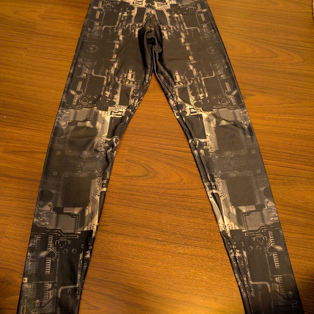 Blackmilk Circuit Pattern Leggings